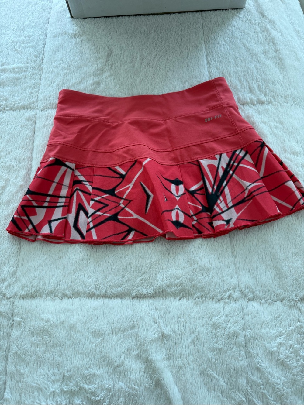 Nike Coral Red Printed Tennis Skort